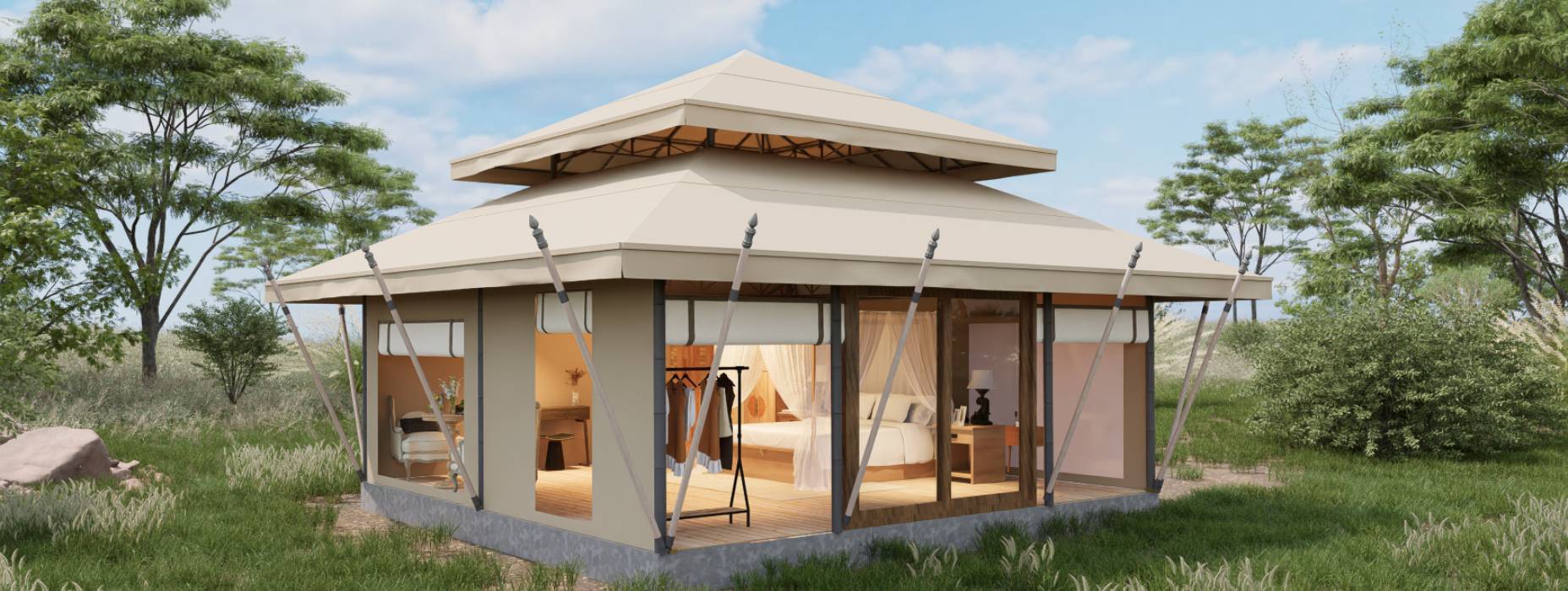 鹤城区户外野奢帐篷